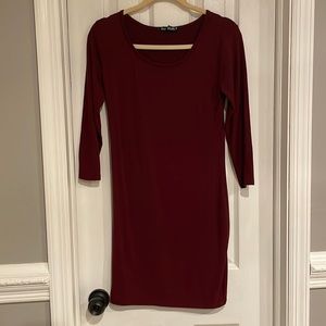 Quarter Sleeve Tshirt Dress